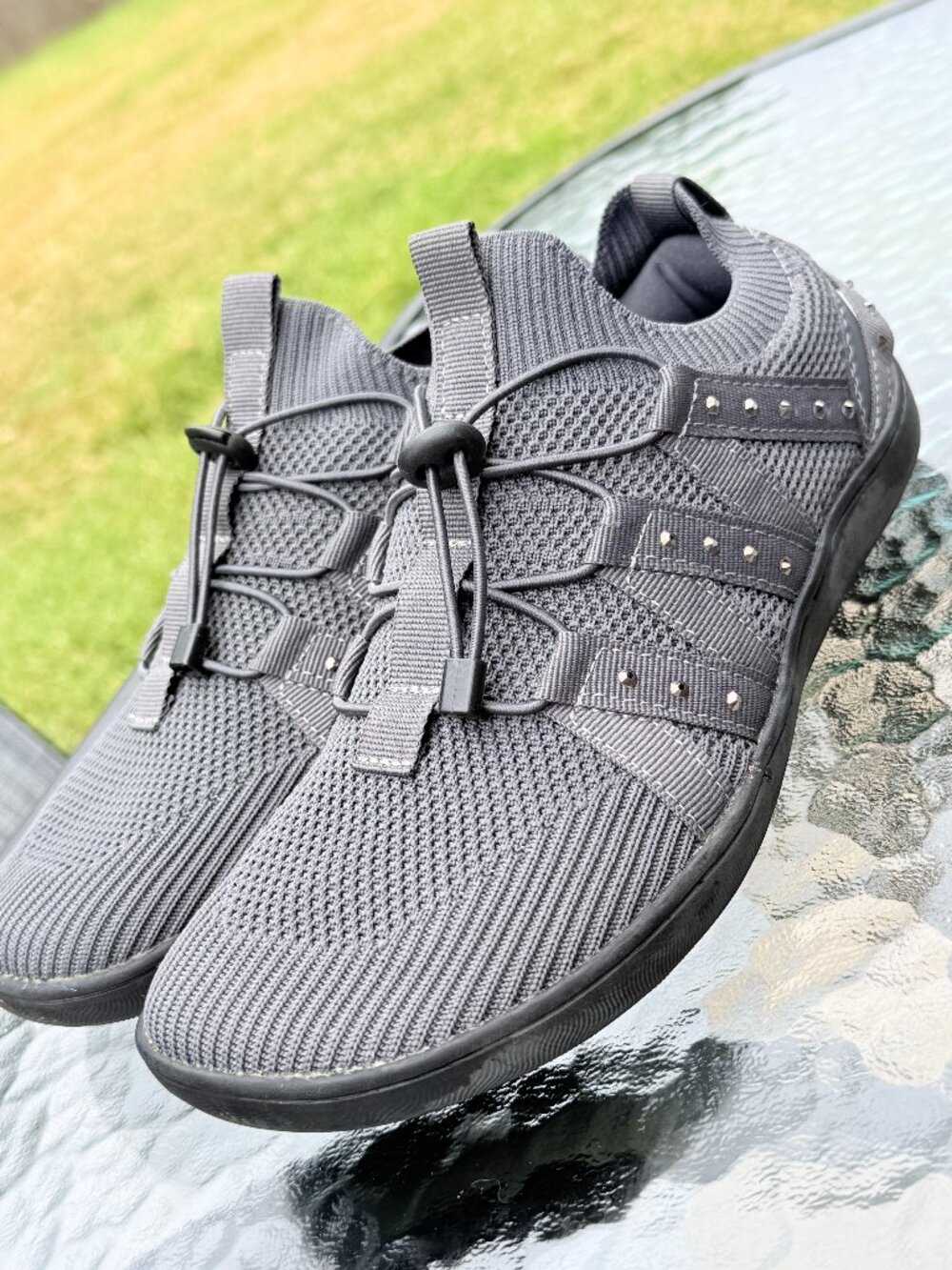 Clarks Cloudsteppers Nova Step 8 Gray Rhinestone Sneakers Athleisure Glam 4299